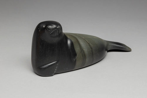 Seal Carving by Paulassie Eqilaq (b. 1934), Inuit