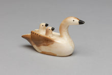 Swan with Babies by Hubert Kokoluk, Inupiaq