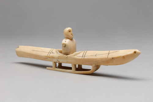 Hunter in Kayak, c. 1900, Yup'ik Culture