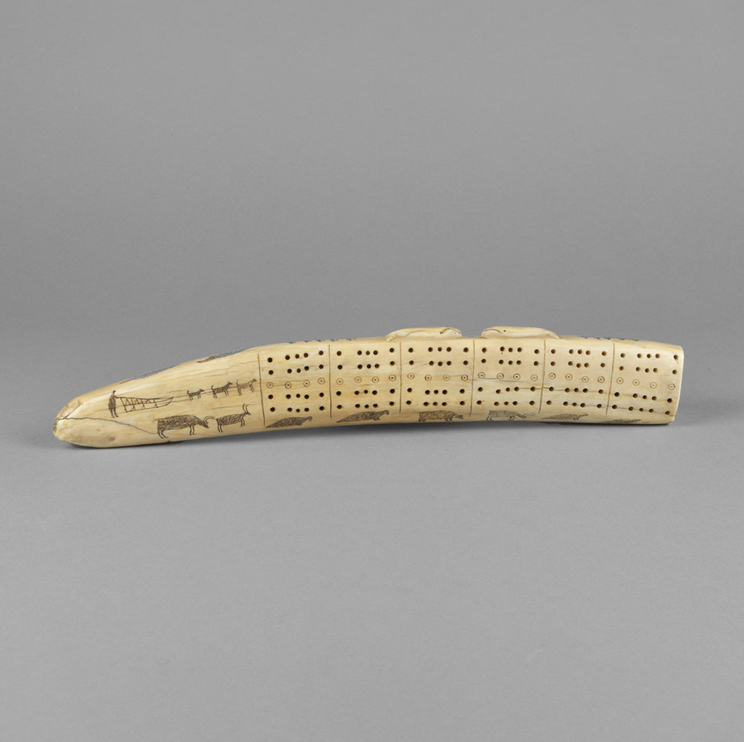 Antique Cribbage Board, Yup'ik Culture