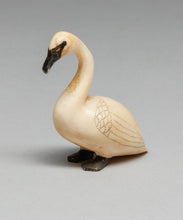 Vintage Swan Carving by John Kokuluk Sr., Iñupiaq