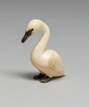 Vintage Swan Carving by John Kokuluk Sr., Iñupiaq