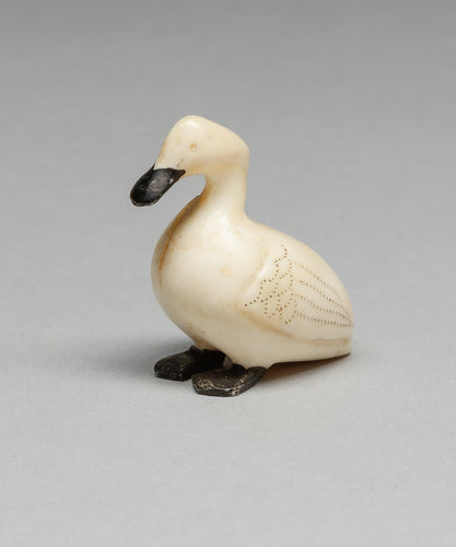 Vintage Duck Carving by Teddy Kaseki (1905-1970), Siberian Yup'ik