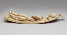 Antique Scene Depicting Reindeer Herding, Inupiaq Culture