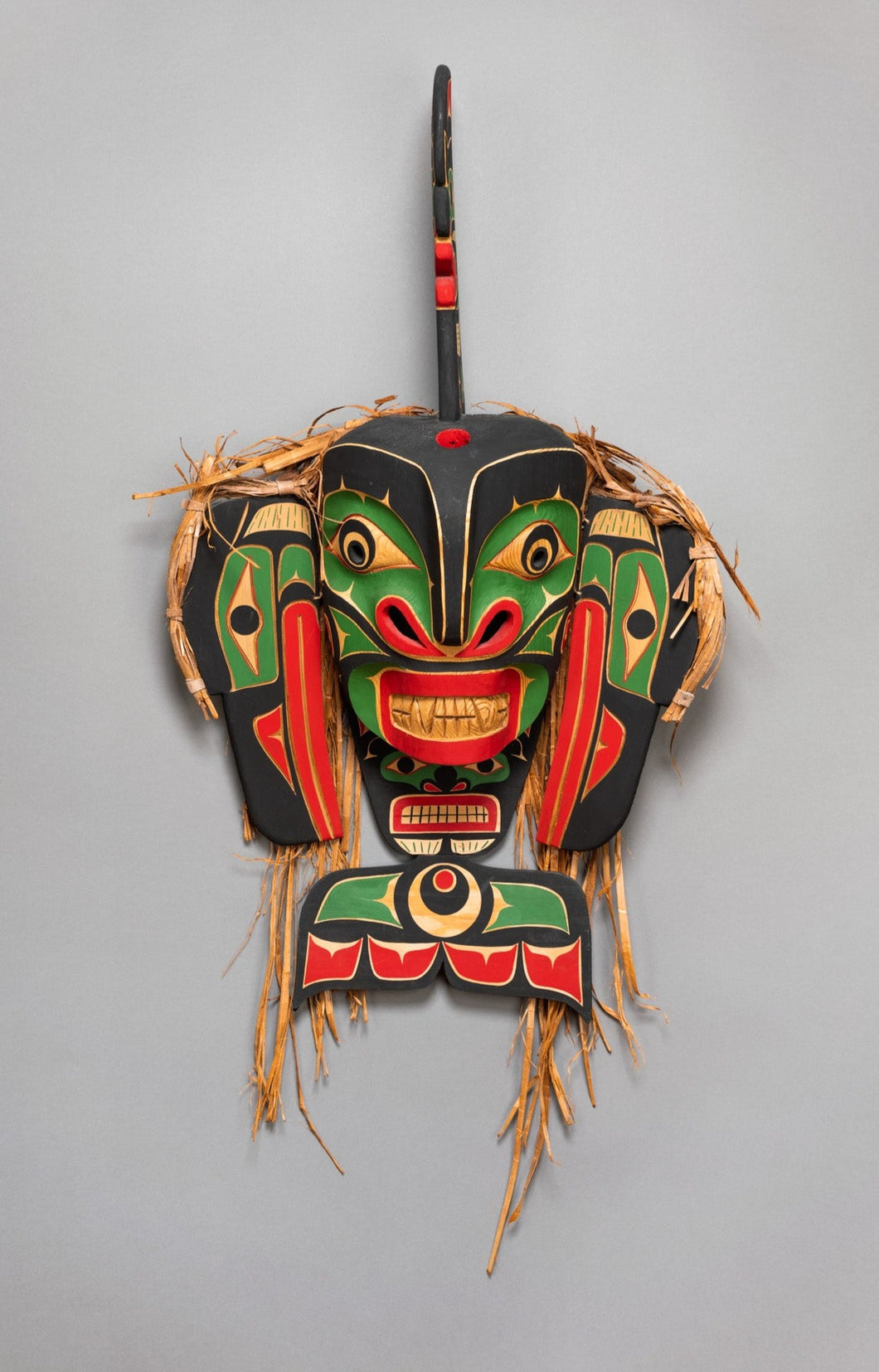 Raven Finned Killer Whale Mask by Tony Gulbrandsen,  Tsimshian