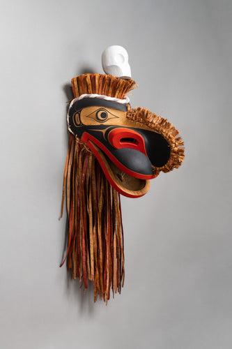 Crooked Beak Hamatsa Mask by Gene Brabant, Metis Cree