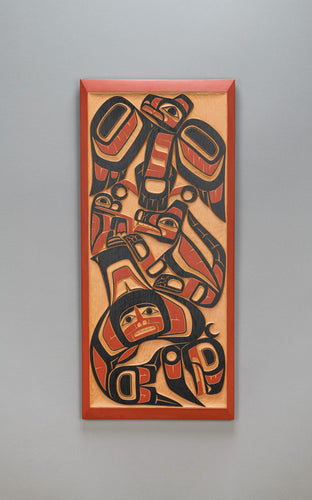 Four Main Crests of Gingolx Panel by Melvin Clayton, Nisga'a