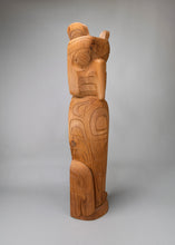 Eagle Totem Pole by Perry LaFortune, Coast Salish