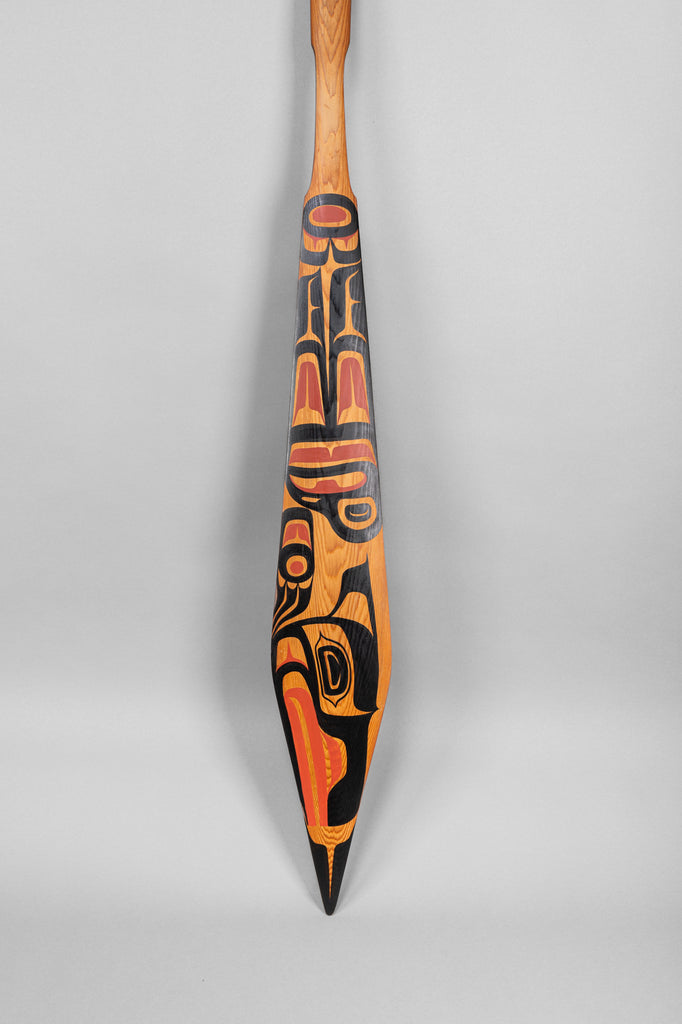 Raven Paddle by Stephen Hunt, Kwakwaka'wakw – Quintana Galleries