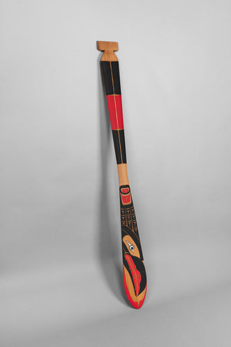 Raven Paddle by Ross Henderson, Kwakwaka'wakw