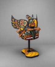 Chief's Headdress depicting Thunderbird and Killer Whale by Patrick Hunt, Kwakwaka'wakw