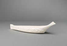 Ceramic Model Canoe by Noel Brown, Coast Salish