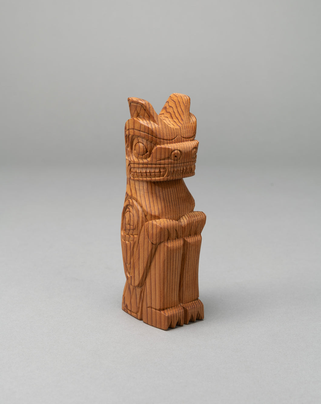 Bear Model Totem, Kwakwaka’wakw Carving