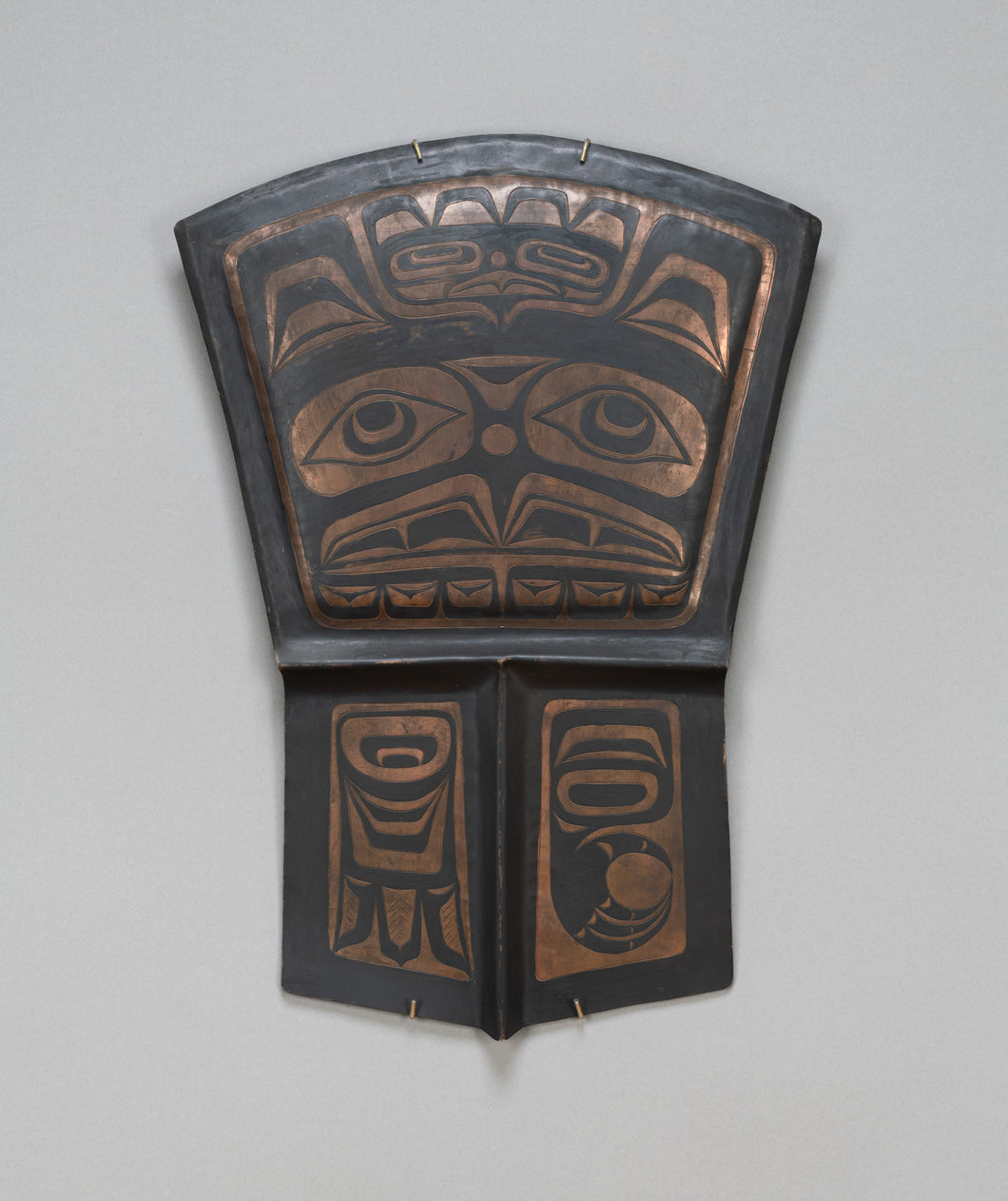 Copper Shaped Panel with Eagle Design, Kwakwaka’wakw