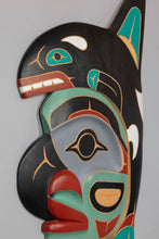 Plaque Depicting Killer Whale, Frog and Man by John Charles August, Coast Salish