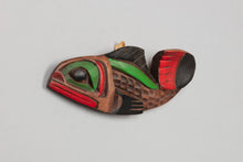 Plaque Depicting Baby Salmon by David Robertson, Coast Salish