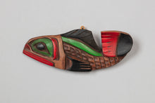 Plaque Depicting Baby Salmon by David Robertson, Coast Salish