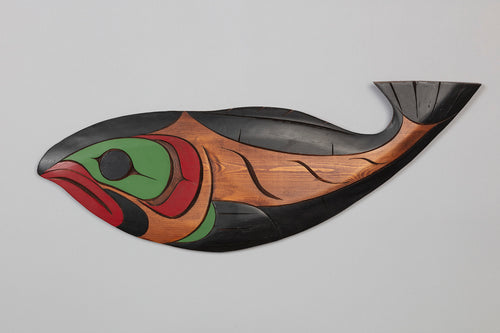 Plaque Depicting Salmon, Coast Salish