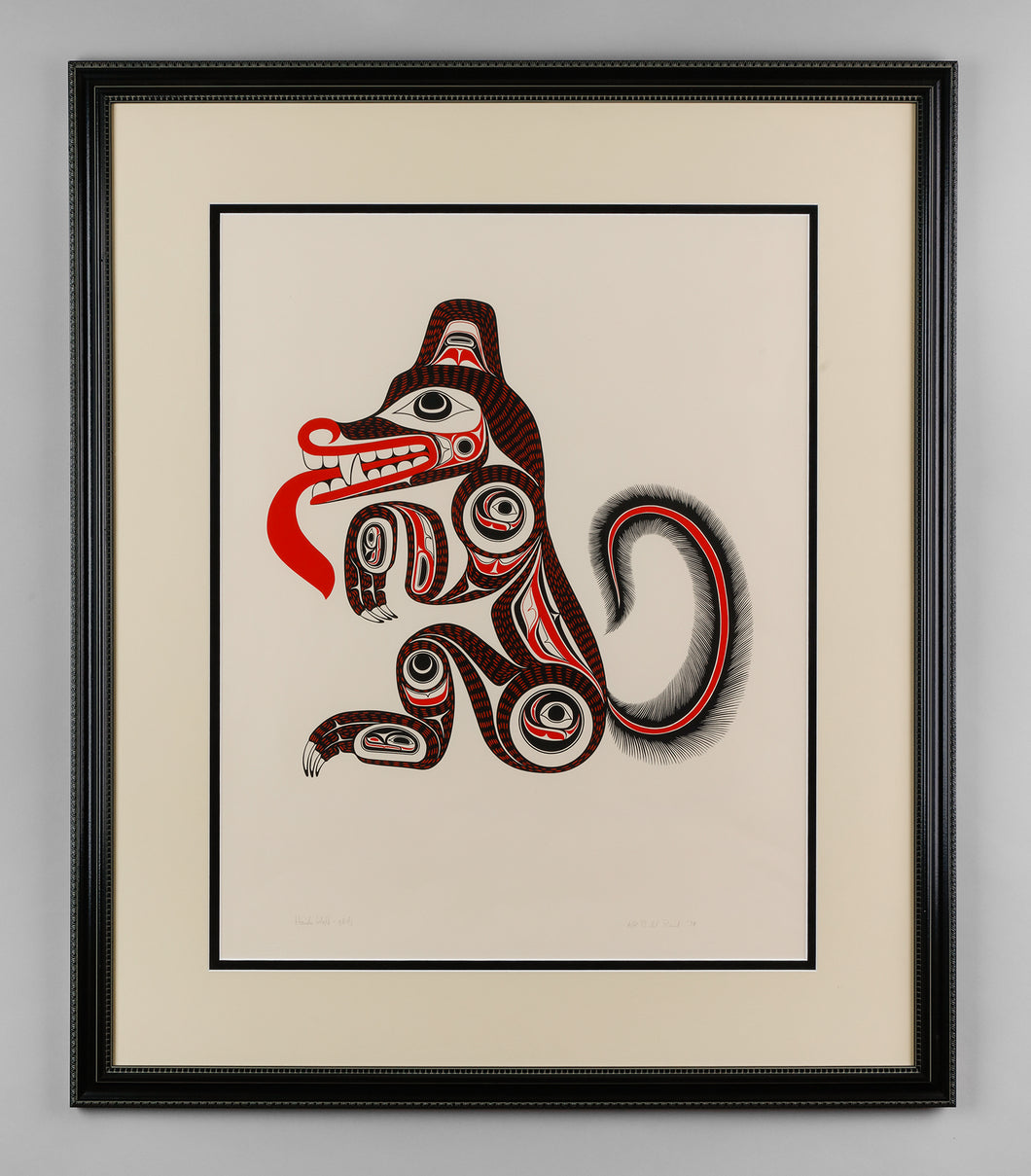 Haida Wolf by Bill Reid (1920-1998), Haida
