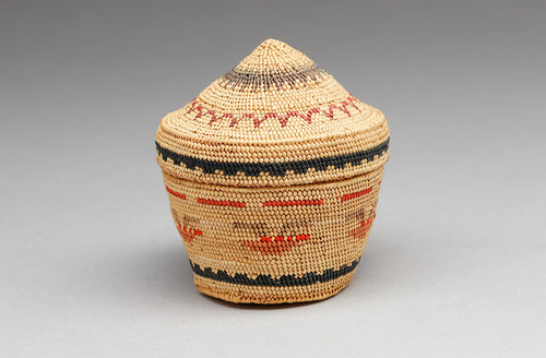 Fine Nuu-Chah-Nulth Treasure Basket by Francis (Fanny) Williams (1919-1996)