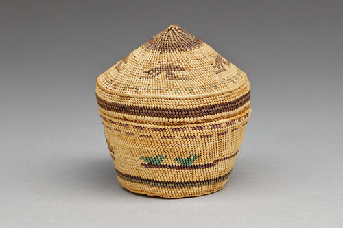Fine Nuu-Chah-Nulth Treasure Basket by Francis (Fanny) Williams (1919-1996)