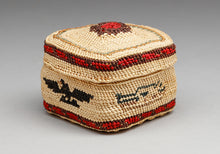 Fine Square Nuu-Chah-Nulth Treasure Basket, c. 1950
