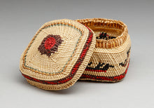 Fine Square Nuu-Chah-Nulth Treasure Basket, c. 1950
