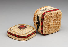 Fine Square Nuu-Chah-Nulth Treasure Basket, c. 1950