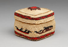 Fine Square Nuu-Chah-Nulth Treasure Basket, c. 1950