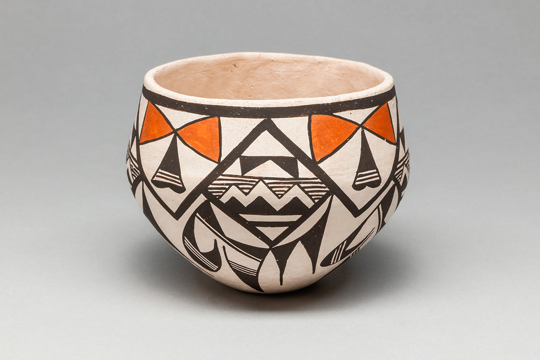 Bowl with Geometric Design by Lucy Lewis (1898-1992), Acoma