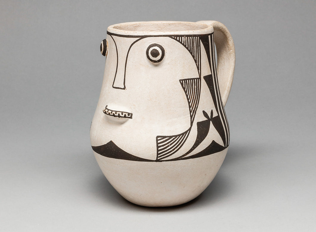 Mug with Human Face by Jessie Garcia (1910-1999), Acoma