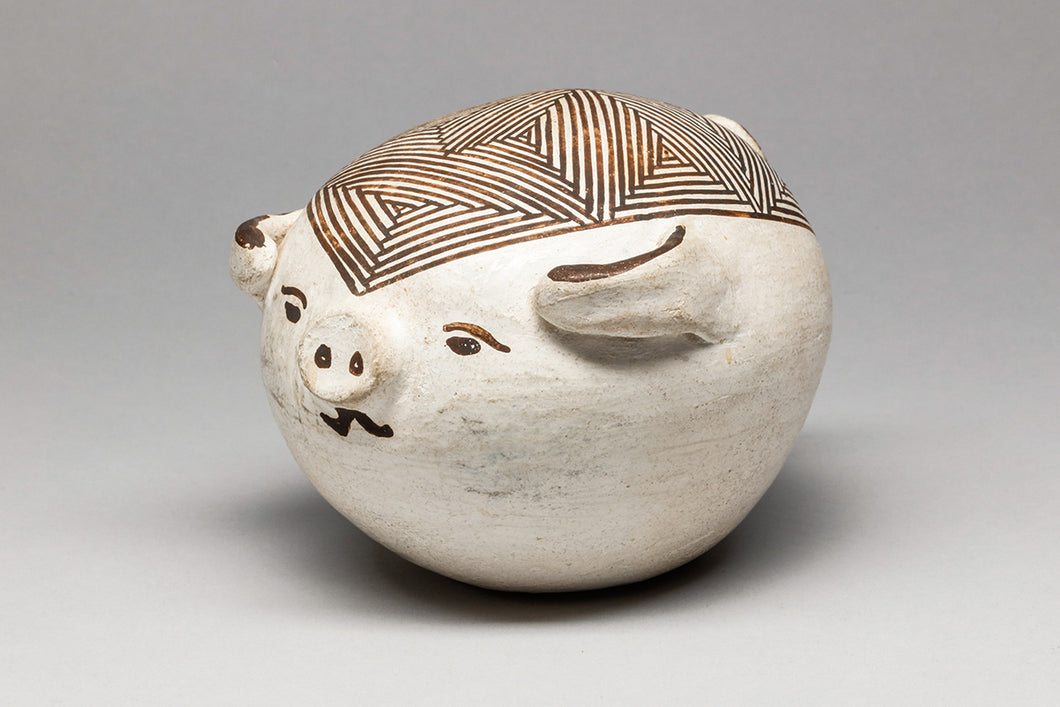 Pig Figure by Rose Chino Garcia, Acoma