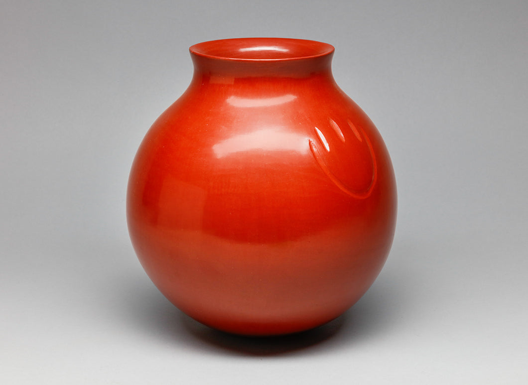 Olla with Bear Paw Design by Virginia Garcia, Santa Clara
