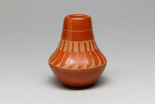 Miniature Olla with Feather Designs by Wanda Tafoya, Santa Clara