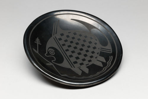 Plate with Fish Design by Maria and Popovi Da, San Ildefonso