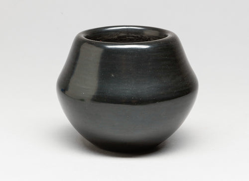 Small Blackware Bowl by Helen Gutierrez (1930-1995), San Ildefonso