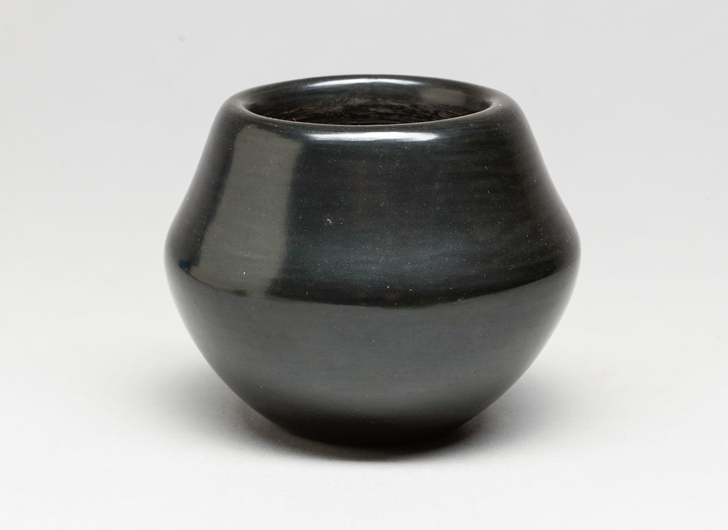 Small Blackware Bowl by Helen Gutierrez (1930-1995), San Ildefonso