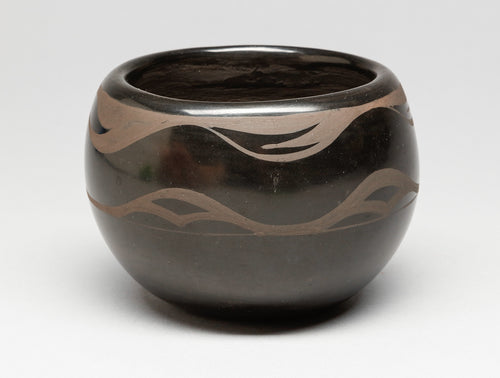 Pot with Avanyu (Water Spirit) Design by Ursulita Naranjo, Santa Clara