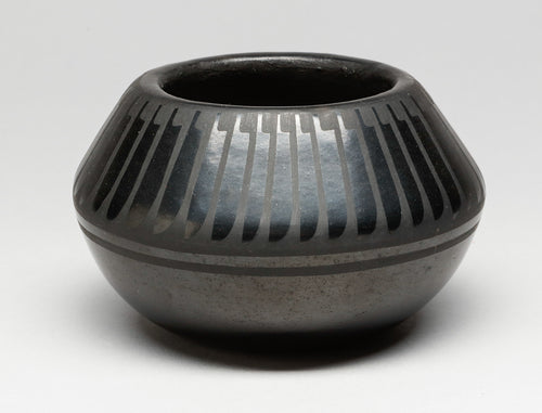 Pot with Feather Design by Blue Corn (1921-1999), San Ildefonso
