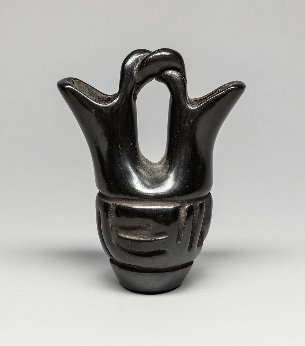 Wedding Vase with Carved Design by Jane Starr, Santa Clara