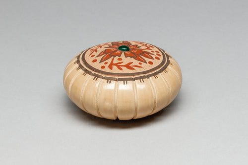 Seed Pot with Flower Design by Glendora Fragua, Jemez