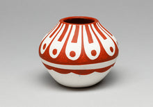 Pot with Flower Design by Frances Waquiu, Jemez