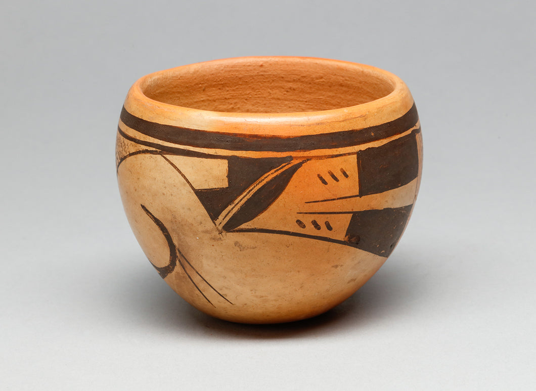 Pot with Geometric Design by Priscilla Naminga Nampeyo (1924-2008), Hopi
