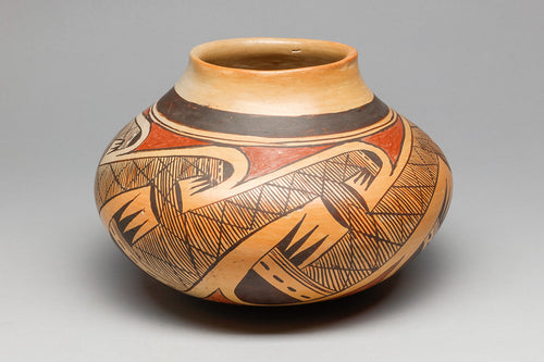 Pot with Rain Design by Priscilla Naminga Nampeyo (1924-2008), Hopi