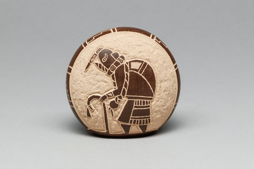 Seed Pot with Kokopelli Design by Carla Claw Nampeyo
