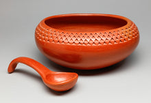 Redware Bowl with Ladle by Garnet Pavatea (1915-1981), Hopi Pueblo