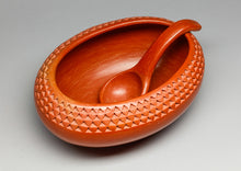 Redware Bowl with Ladle by Garnet Pavatea (1915-1981), Hopi Pueblo