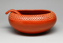 Redware Bowl with Ladle by Garnet Pavatea (1915-1981), Hopi Pueblo