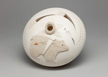 Bowl with Bear with Heartline Design by Wilfred Garcia, Acoma