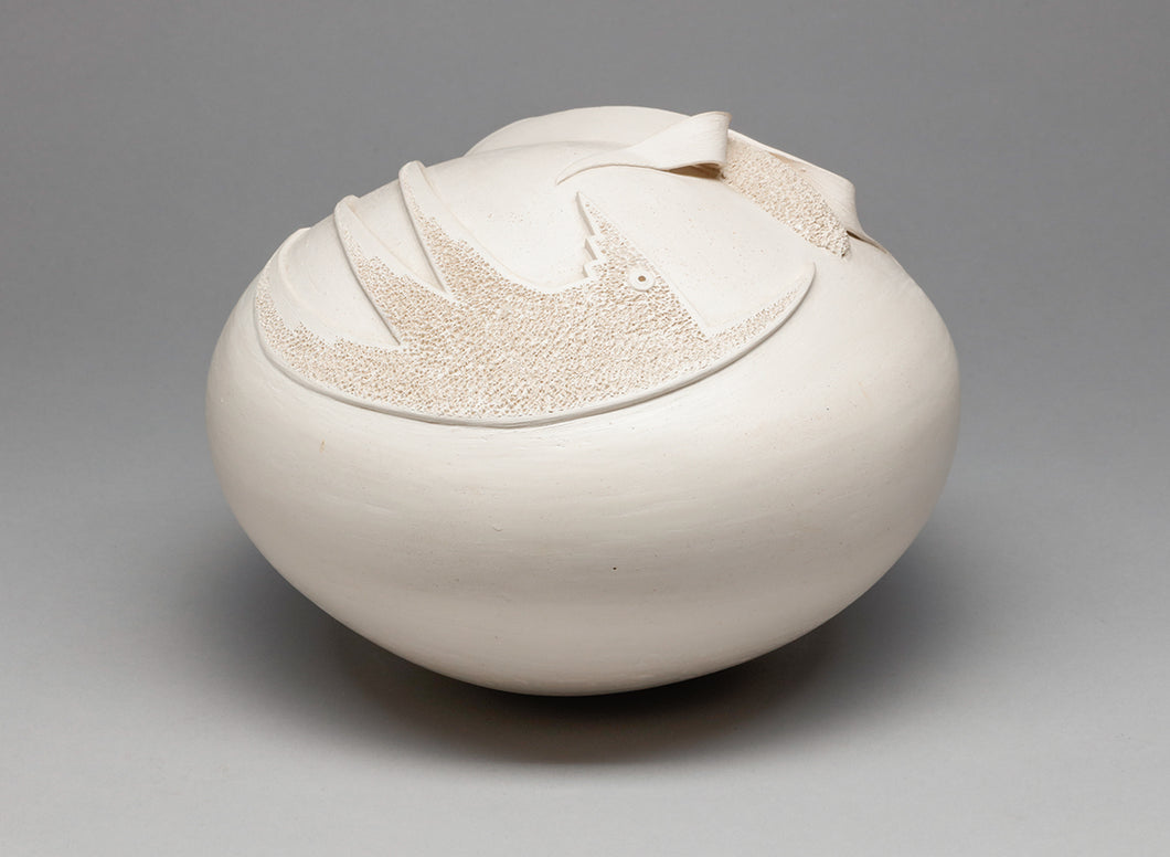 Bowl with Corn Design by Wilfred Garcia, Acoma